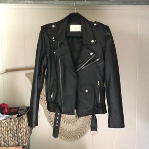 Deadwood Joan Leather Biker Jacket